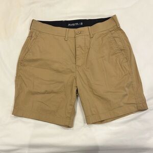 Abercrombie All Day Short-Stretch Khaki Shorts
